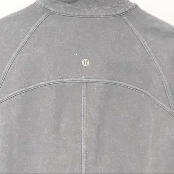 Lululemon Size 4 Black Full Zip Scuba Hoodie Sweatshirt - Picture 5 of 5
